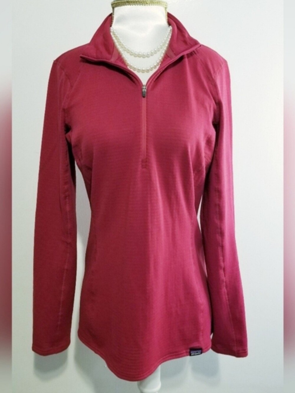 Patagonia Capilene Baselayer Thermal Weight Polartec Zip-Up Long Sleeve Top